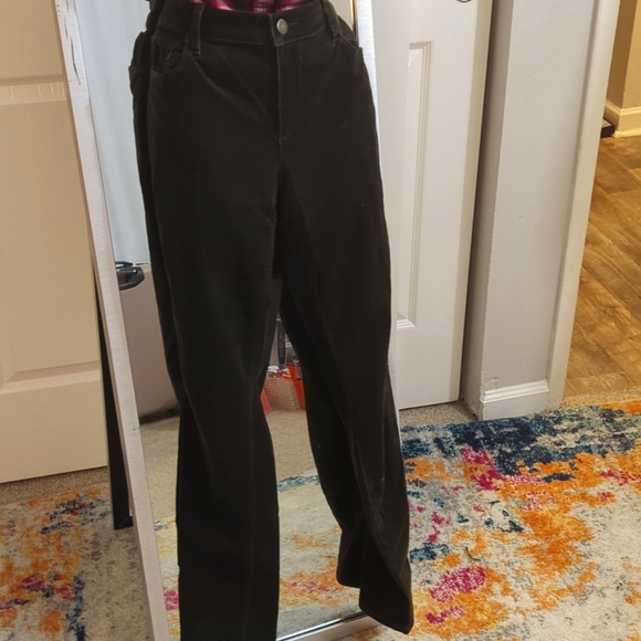 Deep Green Corduroy Pants - Picture 2 of 3